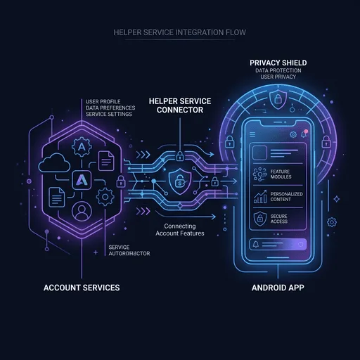 Concept de MicroG pour la gestion de compte Illustration explicative de MicroG pour les utilisateurs Vanced et ReVanced